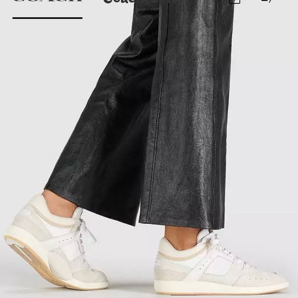 Coach white sneakers 7.5 - Picture 9 of 10